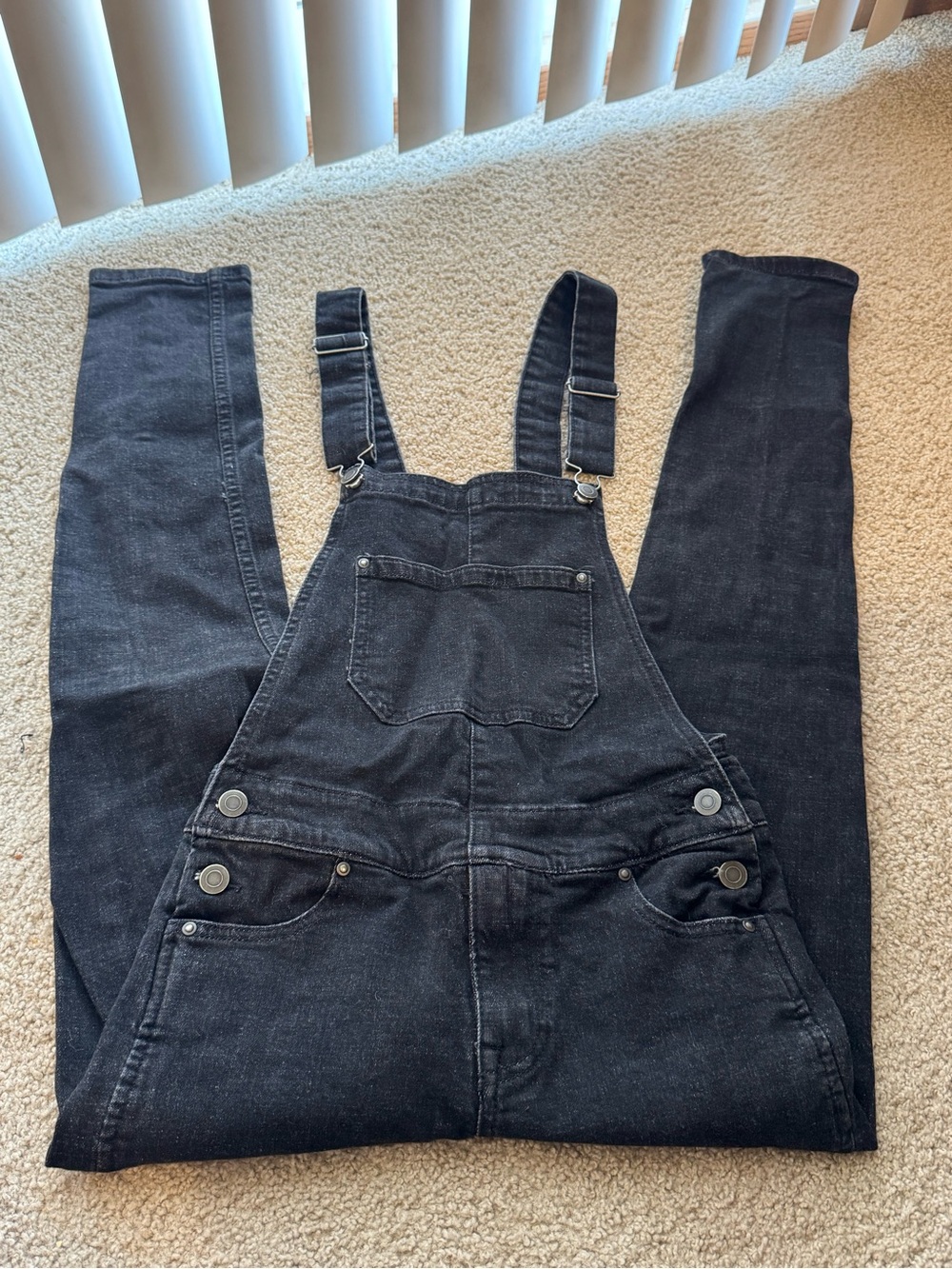ASOS Black Denim Men's Overalls